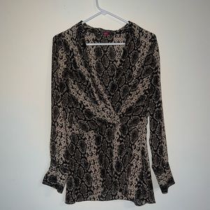 Medium Snake-Print Vince Camuto Blouse